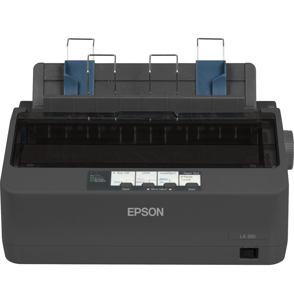 imprimante-epson-matricielle-lx-350-eu-220v.jpg Imprimante matricielle à impact Epson LX-350 (C11CC24031) – Image 1