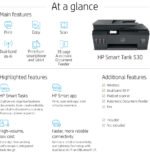 HP Smart Tank 530 Imprimante multifonction à réservoirs rechargeables (4SB24A) – Image 9