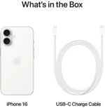 iPhone 16 128 Go | Couleur blanc (MYE93ZD/A) – Image 6