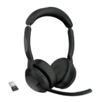 Jabra Evolve2 55 écouteur/casque Sans fil Arceau Bureau/Centre d'appels Bluetooth Socle de chargement Noir (25599-989-999)