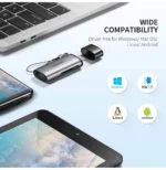Lecteur de Carte mémoire Ugreen USB-C 3.1 vers SD/TF (50704) – Image 4