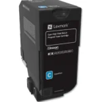 Lexmark CS/CX725 Cyan - Cartouche de toner d'origine (74C5HC0)