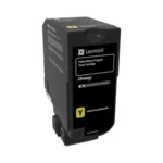 Lexmark CS720, CS/CX725 Jaune - Cartouche de toner d'origine (74C50Y0)