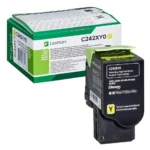 Lexmark Jaune (C245XY0) - Toner Lexmark programme de retour - 3500