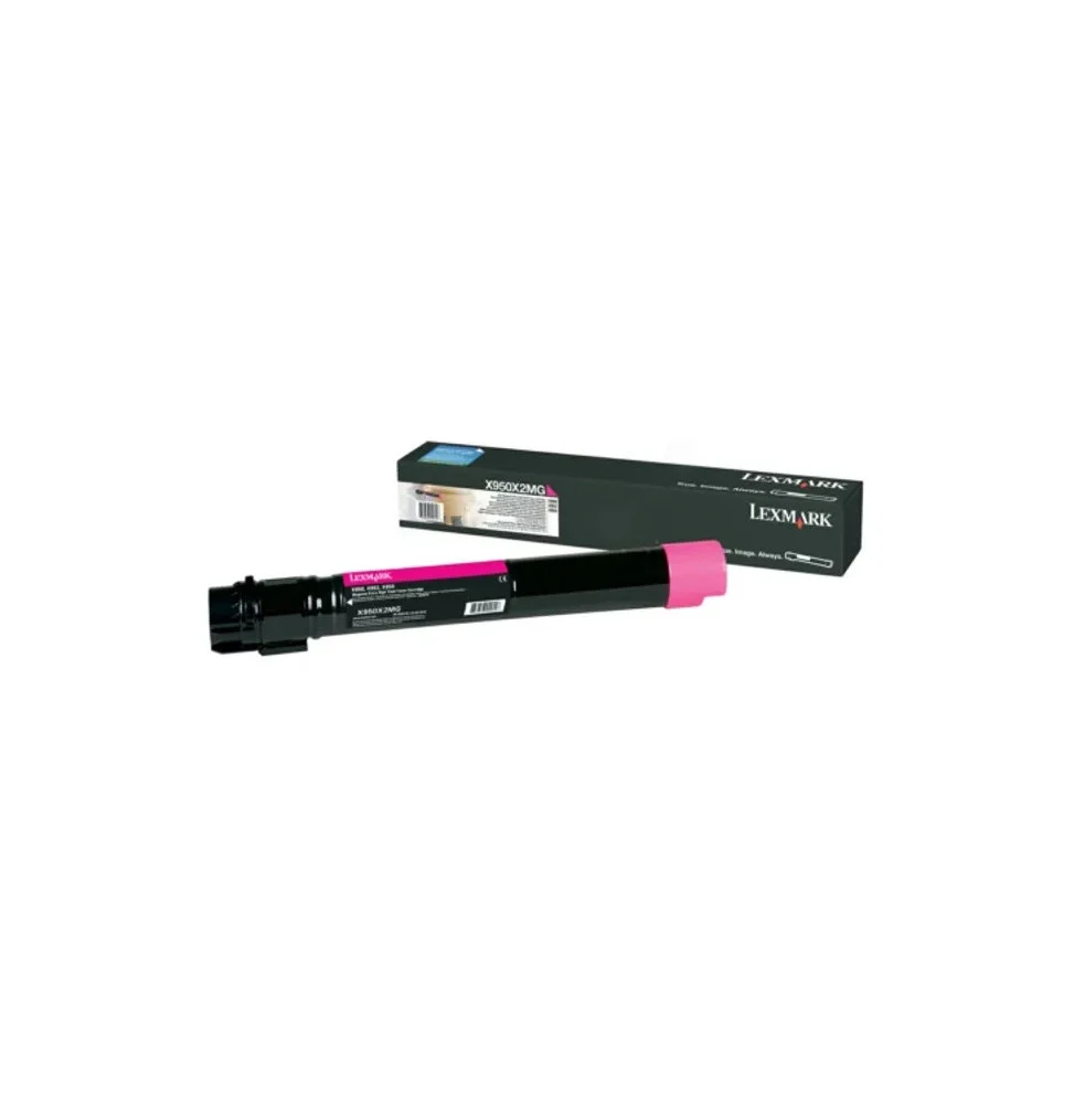 lexmark-x950-952-954-magenta-cartouche-de-toner-dorigine-x950x2mg.webp Lexmark X950/952/954 Magenta - Cartouche de toner d'origine (X950X2MG) – Image 1