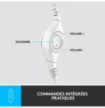 Micro-casque filaire Logitech H390 - USB Type-A (981-001286) – Image 10