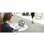 Micro-casque Sans fil Logitech H820e avec Socle de chargement - monaural (981-000512) – Image 9