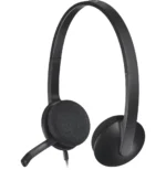 Casque Logitech H340 pour PC avec microphone anti-parasite - USB (981-000475) – Image 5