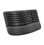 Logitech Wave Keys clavier RF sans fil + Bluetooth AZERTY Français Graphite (920-012286) – Image 2