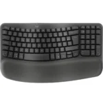Logitech Wave Keys clavier RF sans fil + Bluetooth AZERTY Français Graphite (920-012286)