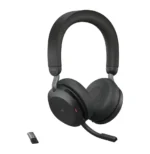 Micro-casque Bluetooth Jabra Evolve2 75 avec Socle de chargement Noir (27599-999-989) – Image 3