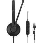 Micro-casque filaire Epos Impact 100 MS Stéréo USB-C et USB-A (1001421) – Image 2