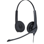 Micro-casque Jabra BIZ 1500 Duo Wideband micro antibruit + Adaptateur Jabra Link 230 - USB plug-and-play (1519-0154 + 230-09)