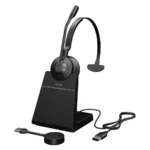 Micro-casque Jabra Engage 55 SE Mono UC avec adaptateur USB-A (9653-415-111)