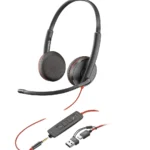 Micro-casque POLY Blackwire 3225 stéréo USB + Connexion 3,5 mm (8X229AA)