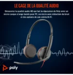 Micro-casque POLY Blackwire 3225 stéréo USB + Connexion 3,5 mm (8X229AA) – Image 6