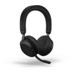 Micro-casque sans fil Jabra Evolve2 75 USB-A UC avec socle de recharge - Noir (27599-989-989) – Image 2