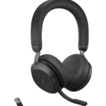 Micro-casque sans fil Jabra Evolve2 75 USB-A UC avec socle de recharge - Noir (27599-989-989)