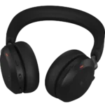 Micro-casque sans fil Jabra Evolve2 75 USB-A UC avec socle de recharge - Noir (27599-989-989) – Image 5