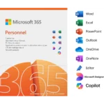 Microsoft 365 Personnel Français avec Copilot intégré - abonnement 12 mois pour 1 personne (Licence envoyée par E-mail)