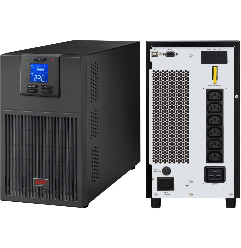 onduleur-apc-easy-ups-srv-3000-va-230-v-srv3ki.webp Onduleur On-line APC Easy UPS SRV SRV3KI - 2400 W / 3000 VA - 6 prises C13 + 1 prise C19 – Image 1