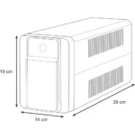 Onduleur Line-interactive APC BACK-UPS BX1200MI-FR - 650 W/ 1200VA - 4 prises Fr (Schuko) – Image 5