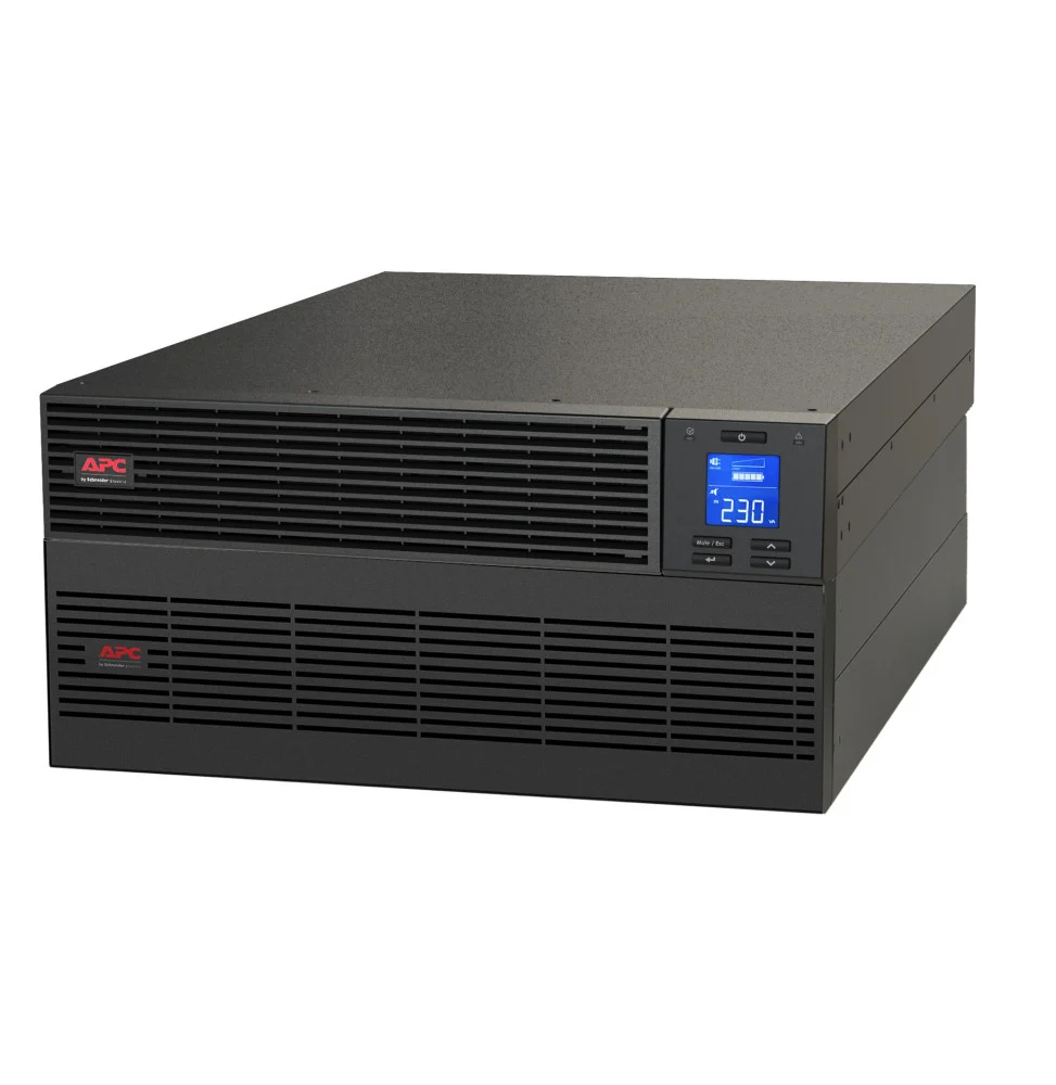 onduleur-on-line-apc-srv10kri-alimentation-denergie-non-interruptible-double-conversion-en-ligne-10-kva-10000-w-srv10krilrk.webp Onduleur On-line APC SRV10KRI 10 kVA / 10000 W avec pack batteries externe et kit rails (SRV10KRILRK) – Image 1