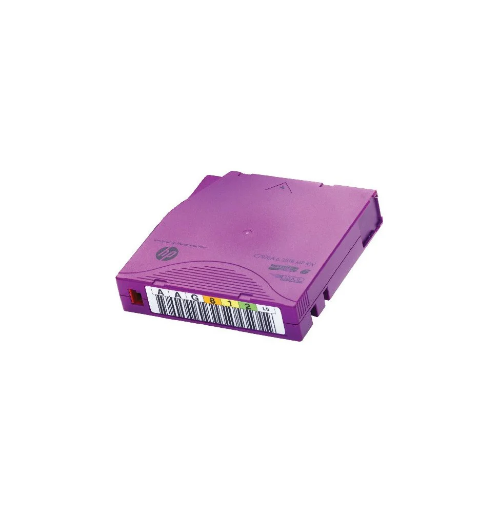 Pack 20 Bande de sauvegarde HP LTO-6 Ultrium 6.25TB MP RW à étiquetage non personnalisé (C7976AN) – Image 1
