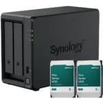 Pack Serveur NAS 2 baies Synology DiskStation® DS725+ Power 16 To (2x8 To)