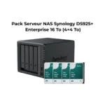 Pack Serveur NAS 4 baies Synology DiskStation® DS925+ Enterprise 16 To (4×4 To)