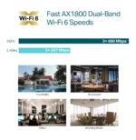 Point d'accès TP-Link AX1800 plafonnier WiFi 6 bi-bande (EAP610) – Image 8