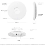 Point d'accès TP-Link Omada BE9300 WiFi 7 Tri-Bande plafonnier (EAP772) – Image 6