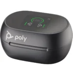 POLY Écouteurs noir charbon Voyager Free 60+ UC + adaptateur USB-C BT700 + étui de charge avec écran tactile (7Y8G4AA) – Image 4