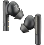POLY Écouteurs noir charbon Voyager Free 60 UC +adaptateur USB-C BT700 + étui de charge de base (7Y8H4AA)