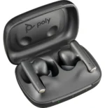 POLY Écouteurs noir charbon Voyager Free 60 UC +adaptateur USB-C BT700 + étui de charge de base (7Y8H4AA) – Image 3