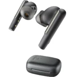 POLY Écouteurs noir charbon Voyager Free 60 UC M + adaptateur USB-A BT700 + étui de charge de base (7Y8L7AA) – Image 2
