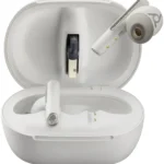 POLY Écouteurs sable blanc Voyager Free 60+ UC + adaptateur USB-A BT700 + étui de charge avec écran tactile (7Y8G5AA)