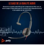 POLY Micro-casque Blackwire 3210 monaural USB-C + adaptateur USB-C/A (8X214AA) – Image 6
