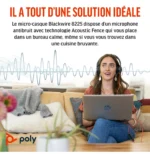 POLY Micro-casque Blackwire 8225 stéréo USB-C + adaptateur USB-C/A (8X223AA) – Image 8