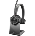 POLY Micro-casque monaural Voyager 4310 UC + adaptateur USB-A BT700 + base de chargement (77Y92AA) – Image 3