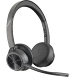 POLY Micro-casque Voyager 4320-M certifié Microsoft Teams + dongle BT700 + base de chargement (77Z32AA) – Image 4