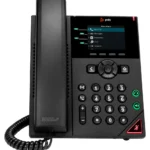 POLY Téléphone IP VVX 250 à 4 lignes et compatible PoE Téléphone IP Poly VVX 250 à 4 lignes et compatible PoE (89B62AA)