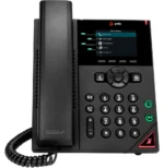 POLY Téléphone IP VVX 250 à 4 lignes et compatible PoE Téléphone IP Poly VVX 250 à 4 lignes et compatible PoE (89B62AA)