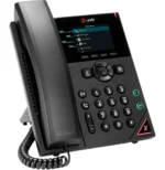 POLY Téléphone IP VVX 250 à 4 lignes et compatible PoE Téléphone IP Poly VVX 250 à 4 lignes et compatible PoE (89B62AA) – Image 3