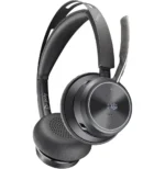 POLY Voyager Focus 2 Microsoft Teams Certified USB-C-C Headset +USB-C/A Adapter +Charging Stand (9T9J6AA) – Image 2
