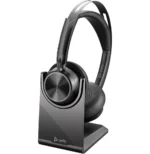 POLY Voyager Focus 2 USB-C-C Headset +USB-C/A Adapter Voyager Focus 2 USB-C-C Headset +USB-C/A Adapter (9T9J3AA) – Image 2