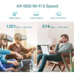 Répéteur WiFi 6 TP-Link AX1800 574Mbps (RE605X) – Image 5