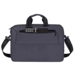 Sacoche Rivacase noire à bandoulière Suzuka 7730 pour ordinateurs portables 15.6" (7730 BLACK) – Image 7