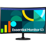 Écran 27" incurvé Gaming Full HD Samsung Essential S3 S36GD (LS27D360GAUXEN)
