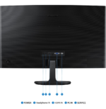 Écran 27" incurvé Gaming Full HD Samsung Essential S3 S36GD (LS27D360GAUXEN) – Image 4